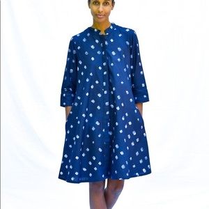 Blue & White Batik Dress from Zuri